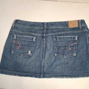American Eagle | Mini Destructive Denim Skirt